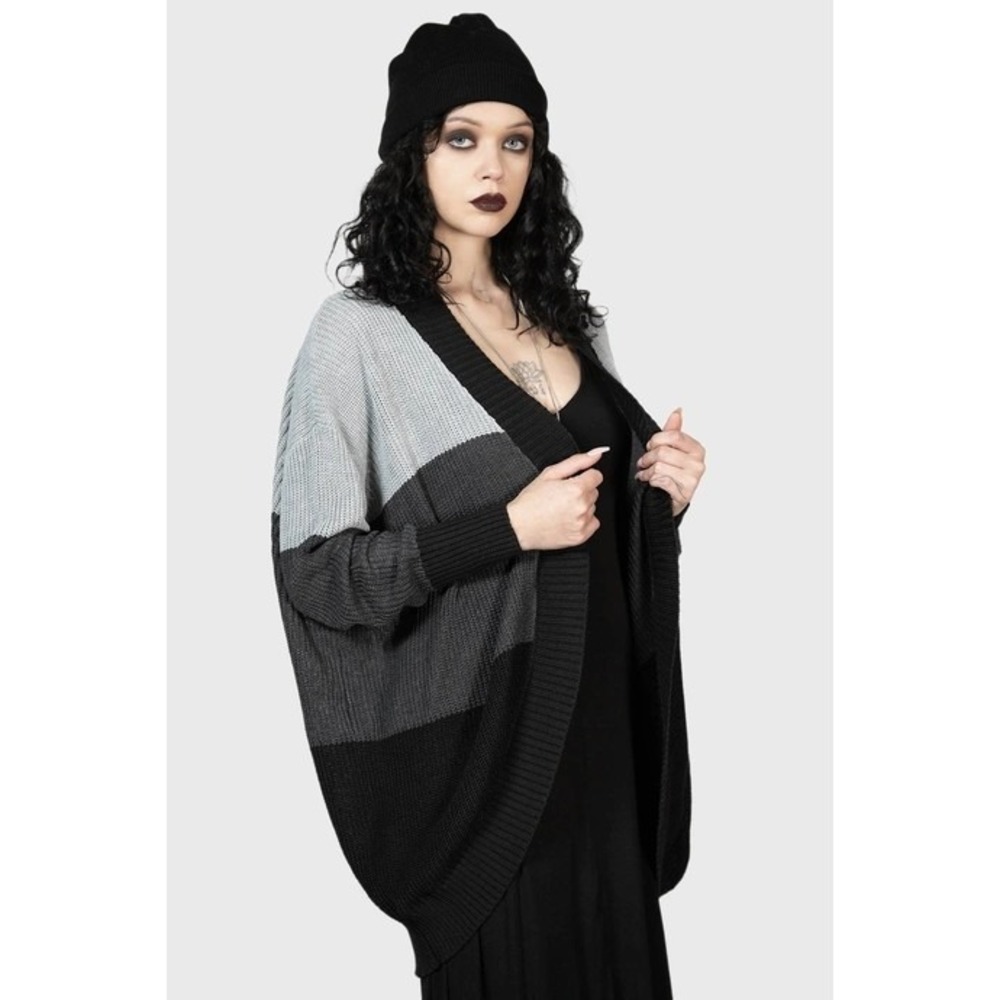 Killstar january mist gray‎ cardigan
